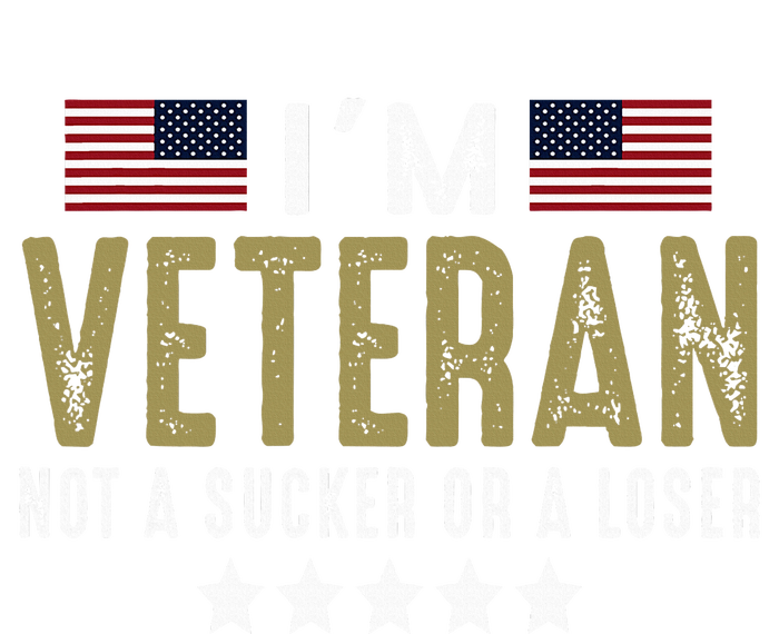 IM Veteran Not A Sucker Or A Loser Veteran Day Women's Flannel Pajama Set