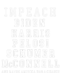 Impeach Biden Harris Pelosi Schumer Mcconnell Political Women's T-Shirt