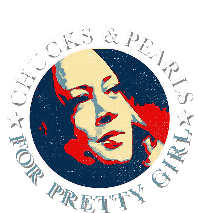 Chucks Pearls And Pretty Kamala Harris Inauguration Ladies PosiCharge Competitor Racerback Tank