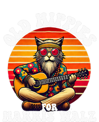 Vintage Kamala Cat Hippie Old Hippies For Harris Waltz 2024 T-Shirt