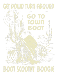 Get Down Turn Around Go To Town Boot Scootin Boogie Cowboys Tie-Dye T-Shirt