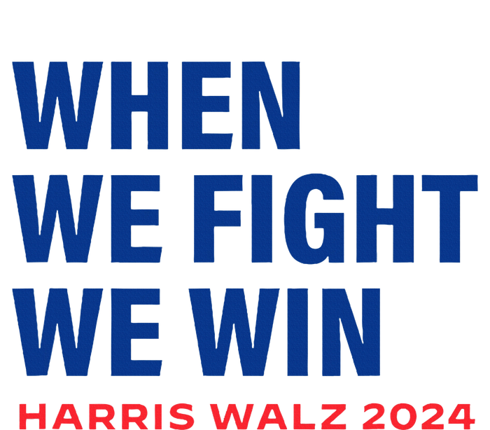 Kamala Harris Walz 2024 When We Fight We Win Election Waltz Microfiber Hand Towel