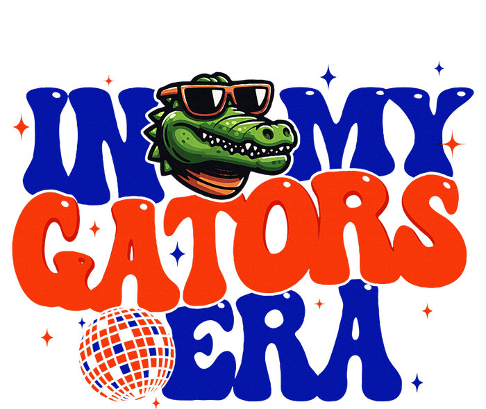 In My Gators Era Game Day Mascot Spirit Squad Florida Groovy Women's Momentum V-Neck T-Shirt