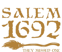 Salem 1692 They Missed One Halloween Pom Pom 12in Knit Beanie