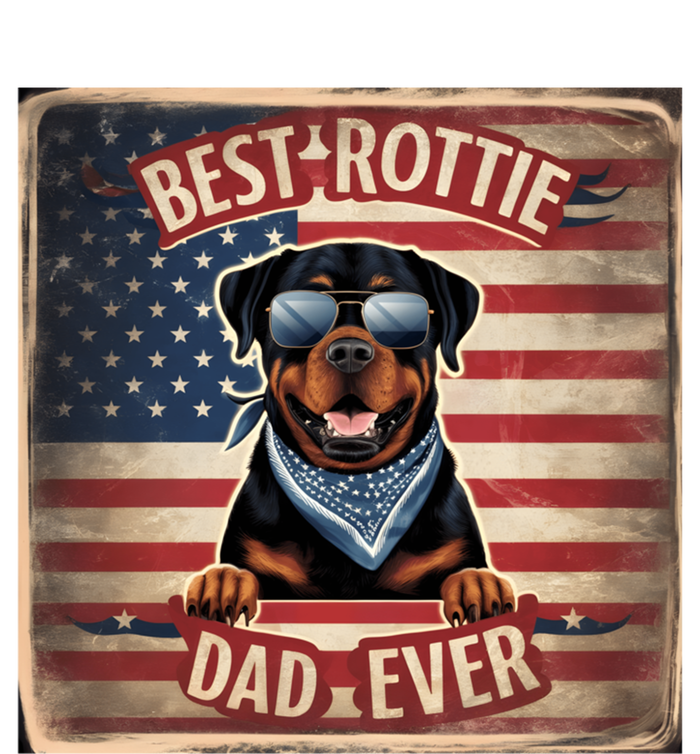 Best Rottie Dad Ever Rottweiler American Flag For Dad Gift Sweatshirt