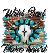 Turquoise Wild Soul Pure Heart Country Rodeo Cowgirl Western T-Shirt