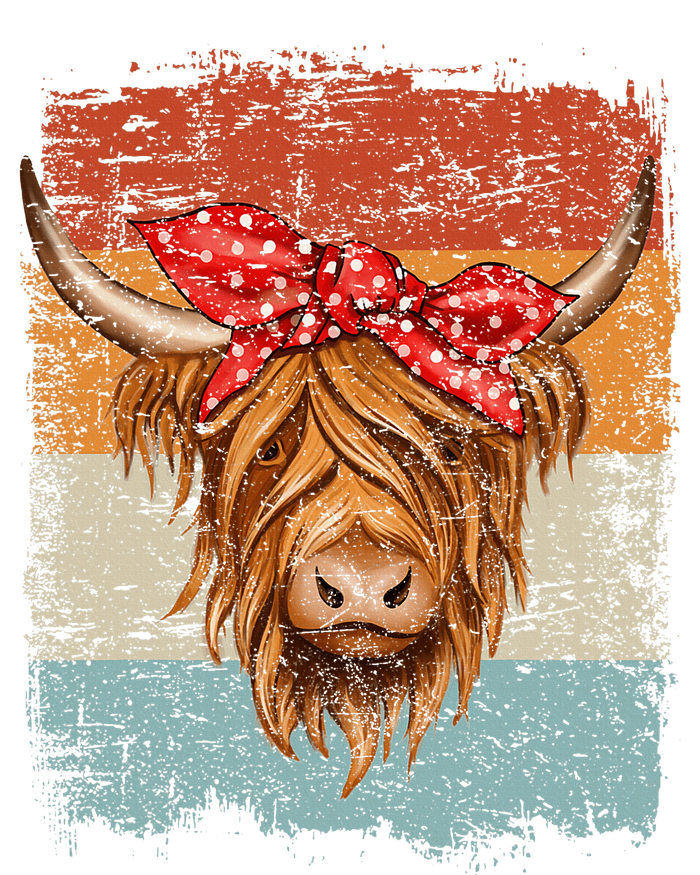 Scottish Highland Cow Cattle Hairy Cow Flowers Woman PosiCharge Competitor Tank