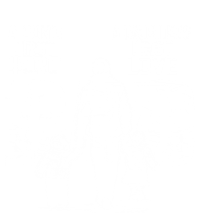 Dad A Sons First Hero Daughters First Love FatherS Day Gift Meaningful Gift USA-Made Snowflake Beanie