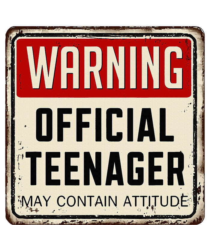 Warning Nager May Contain Attitude 13th Birthday T-Shirt