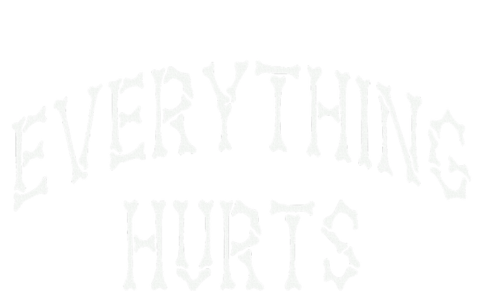 Everything Hurts Bone Letters Kids T-Shirt