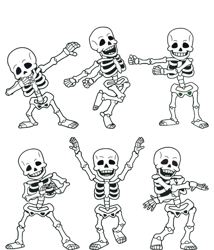 Dancing Skeletons Dance Challenge Girl Halloween Tote Bag