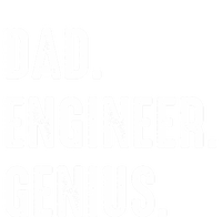 Dad Engineer Genius Engineer Husbands Engineering Dad Funny Gift Women's T-Shirt