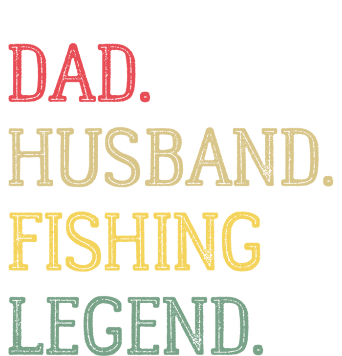 Dad Husband Fishing Legend Vintage Fishing Dad Cute Gift T-Shirt