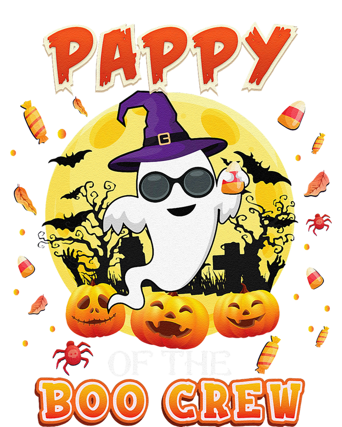 Pappy Of The Boo Crew Halloween Cute Ghost Pumpkin Scary Ladies Long Sleeve Shirt