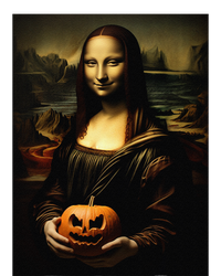 Pumpkin Mona Lisa A Pumpkin On Classic Art T-Shirt