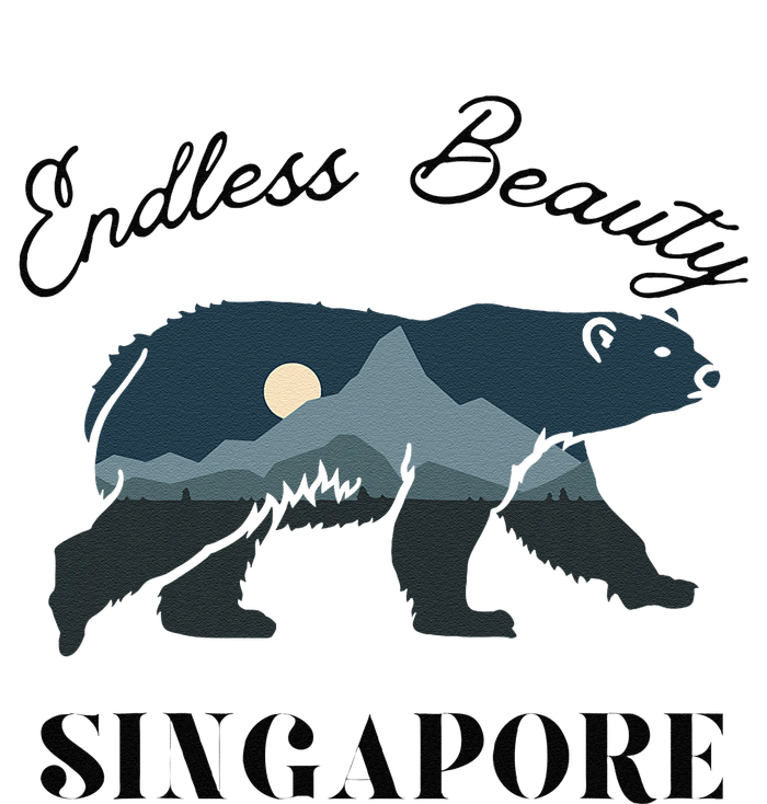 Endless Beauty Singapore Vacation Outfit Bear Singapore T-Shirt