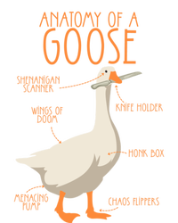 Anatomy Of A Goose Water Bird Duckling Dry Zone Grid Polo