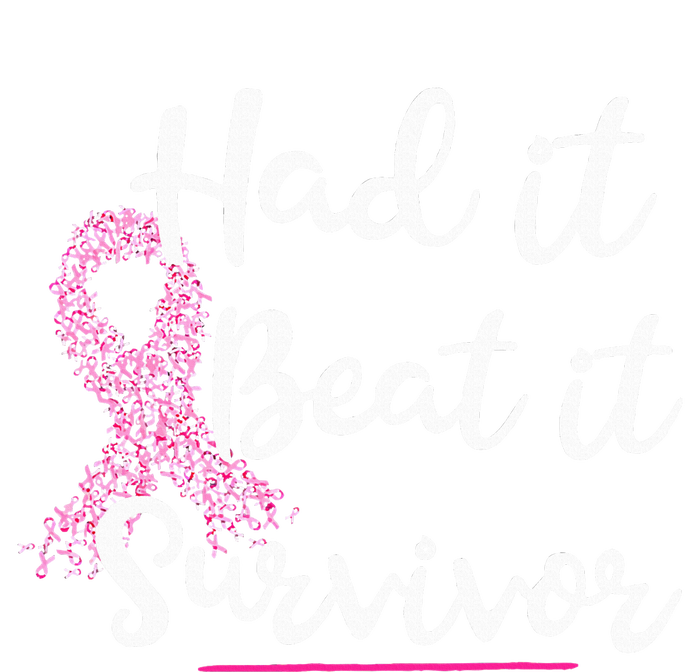 Breast Cancer I Had It I Beat It Survivor Ribbon Baby Bodysuit