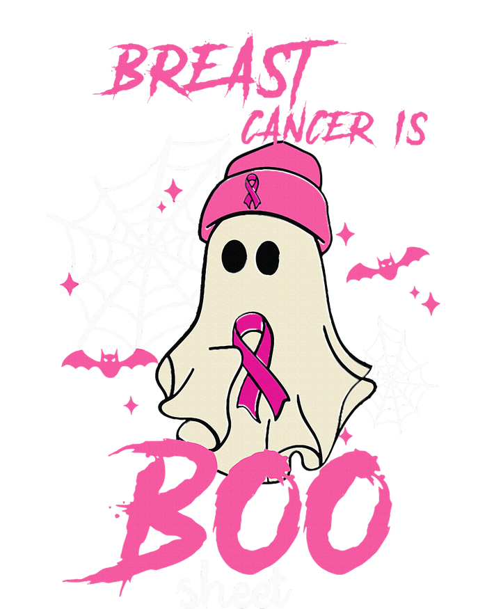 Breast Cancer Is Boo Sheet Halloween Breast Cancer Awareness Baby Long Sleeve Bodysuit