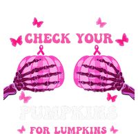 Check Your Pumpkins Breast Cancer Awareness Halloween T-Shirt