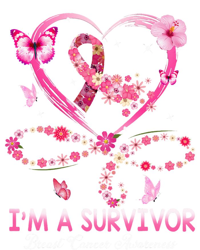 Im A Survivor Breast Cancer Awareness P.I.N.K. Ribbon Toddler Hoodie