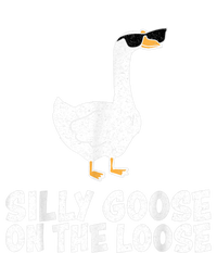 Funny Silly Goose On The Loose Full-Length Apron With Pockets