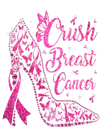 Crush Breast Cancer Awareness Bling Kids Tie-Dye T-Shirt