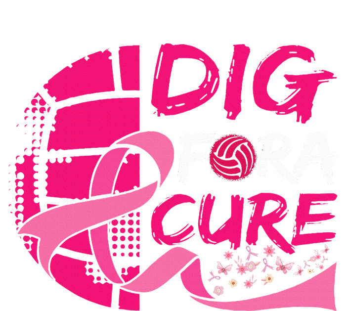 Dig For A Cure Breast Cancer Awareness Volleyball T-Shirt