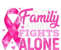 In This Family Nobody Fights Alone Breast Cancer Awareness Premium T-Shirt