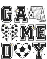 Soccer Game Day Coquette Bow T-Shirt