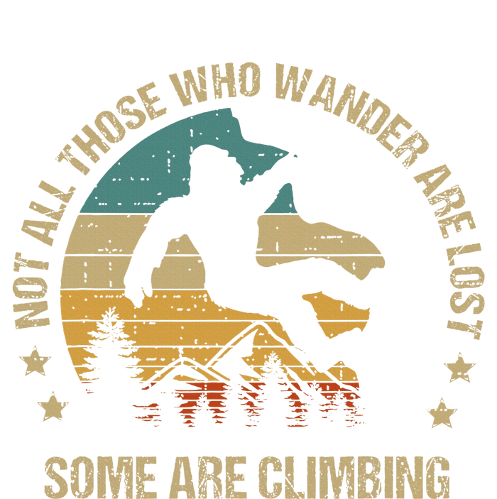 Bigfoot Funny Climber Climbing Outdoor T-Shirt