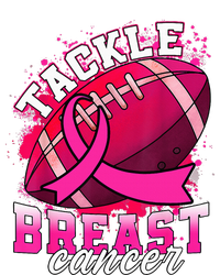 Tackle Breast Cancer Awareness P.I.N.K Ribbon Football Womens California Wash Sweatshirt