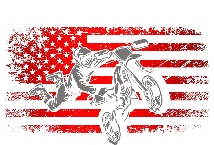 American Flag Motocross Apparel Motocross Dirt Bike Ceramic Tree Ornament