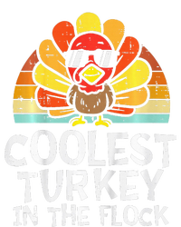 Coolest Turkey In The Flock Thanksgiving Sweatshirt Cinch Pack Bag