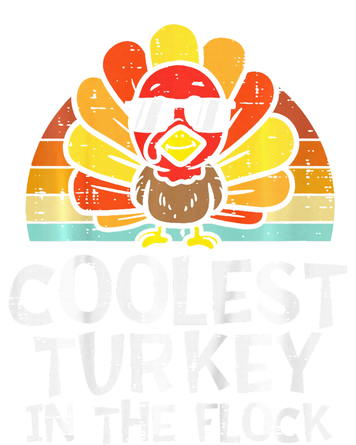 Coolest Turkey In The Flock Thanksgiving Sweatshirt Cinch Pack Bag