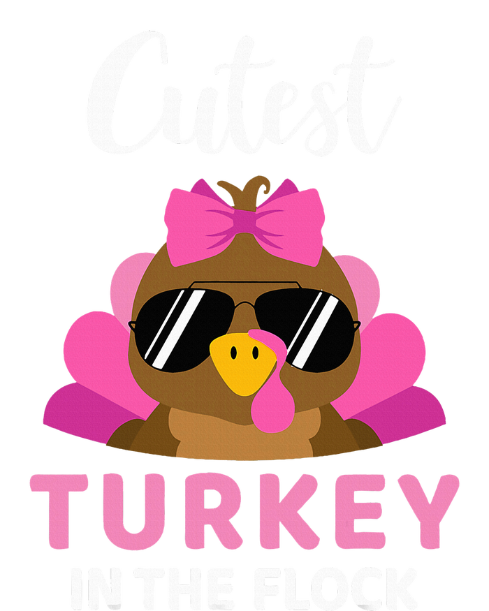 Cutest Turkey In The Flock Thanksgiving T-Shirt