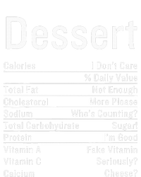 Dessert Nutrition Facts Thanksgiving Food Calories T-Shirt