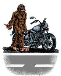 Bigfoot Riding A Motorcycle Bike Trying To Hitch A Ride Home Button