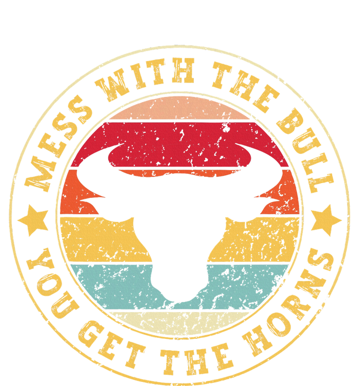 Bull Rider Cowboys Mess With The Bull YouLl Get The Horns T-Shirt