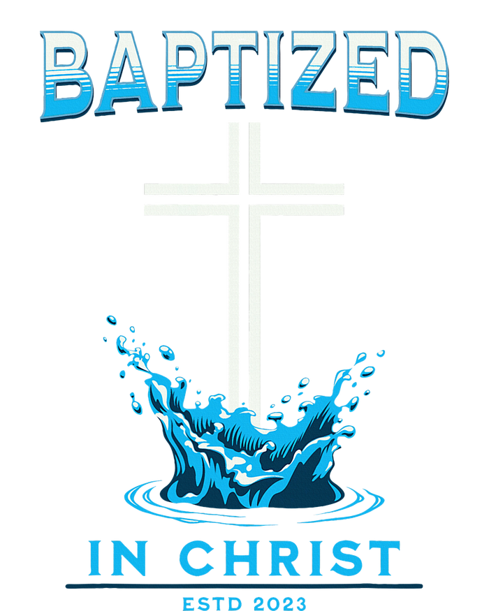 Christian Baptism Baptized In Christ Keepsake Cooling Performance Crew T-Shirt