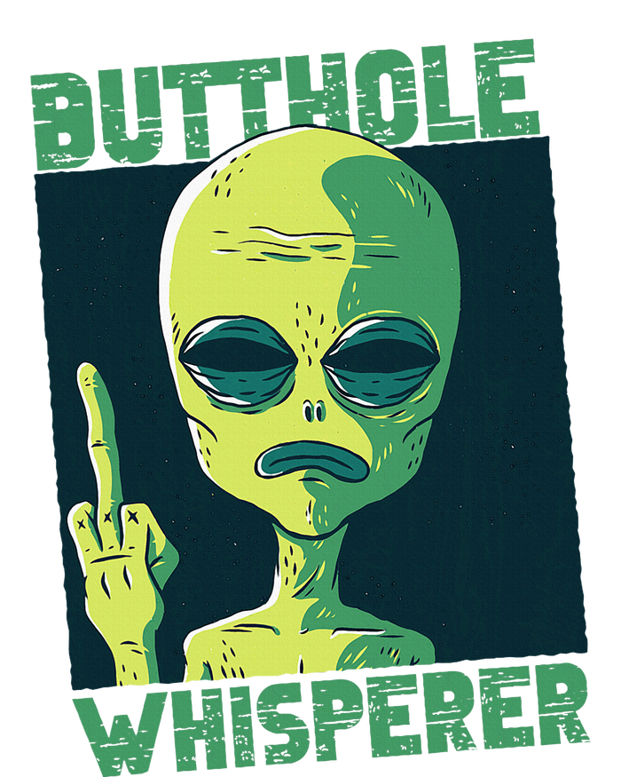 Butthole Whisperer Funny Aliens Sarcastic Adult Humour Full Zip Hoodie