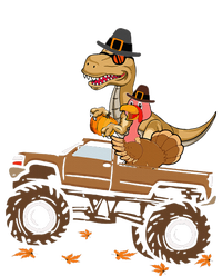 Happy Thanksgiving Dinosaur Turkey Riding Truck Pajama Set