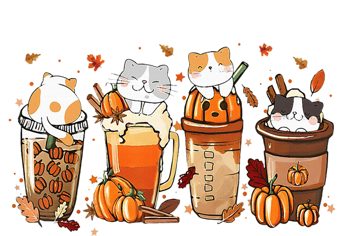 Pumpkin Spice Latte Costume For Cats Lover Kids Sweatshirt