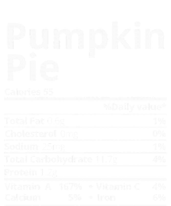 Pumpkin Pie Nutrition Facts T-Shirt