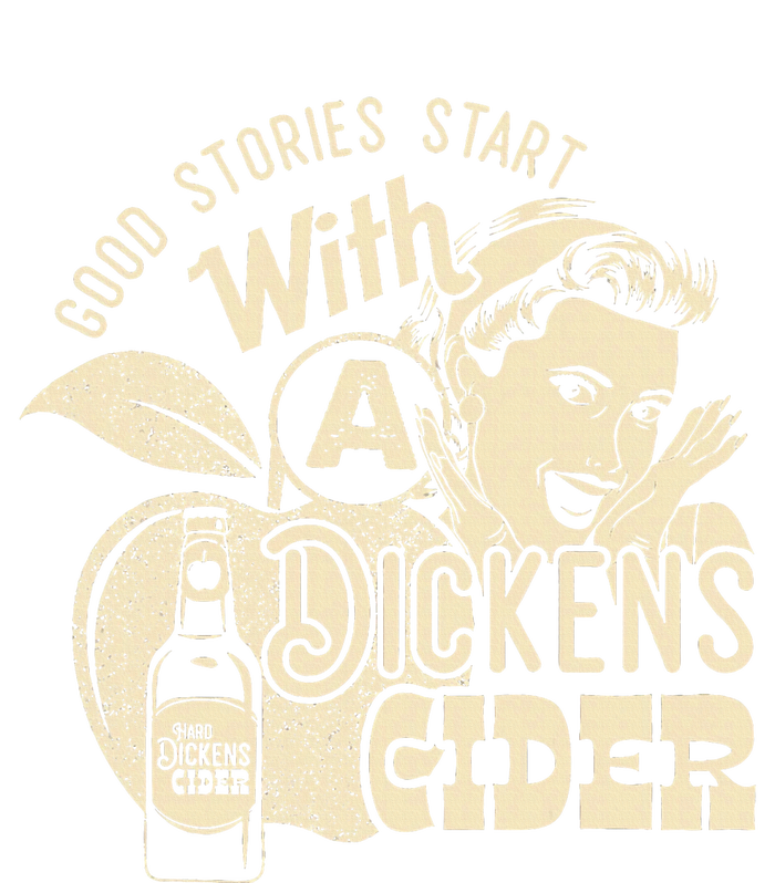 Hard Dickens Cider Girl Whiskey And Beer Apple Humor Tank Top