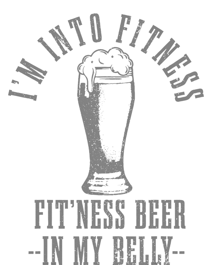 IM Into Fitness FitNess Beer In My Belly Funny Drinking T-Shirt