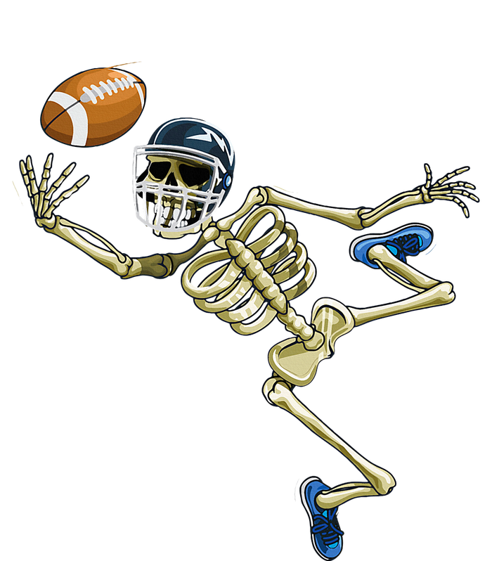 American Football Skeleton Halloween T-Shirt