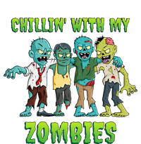 Chillin With My Zombies Halloween 16 in Basic Backpack