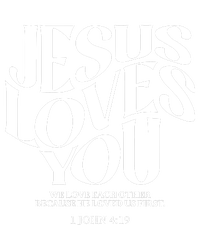 Christian Comfort Colors Jesus Loves You Ladies Essential Tank