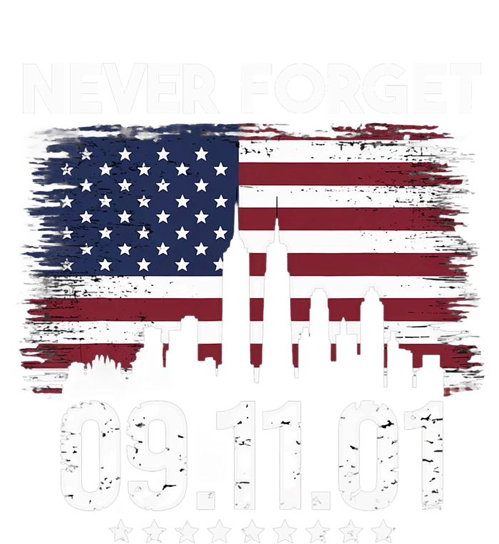 Never Forget September 11 2001 Memorial Day American Flag High Crown Mesh Back Trucker Hat